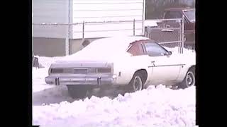 helplessly STUCK in snow