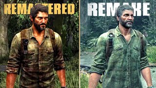 THE LAST OF US REMAKE: сравнение ДО и ПОСЛЕ / Лица персонажей / Анимации (Как изменился TLOU?)