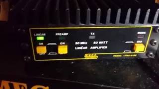 Elad FDM DUO sdr 6m amp test B.N.O.S 6M AMP 50WATT OUTPUT