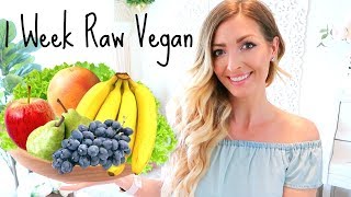 1 Week ✦ RAW VEGAN ✦ What I Ate Today
