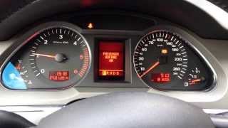 Audi A6 3.0 TDi Quattro cold start -23 celsius