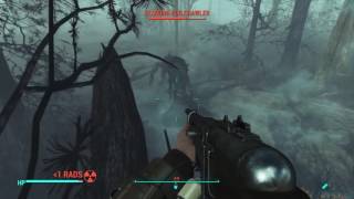 Fallout 4 - Far Harbour - Deathclaw vs Fog Crawler