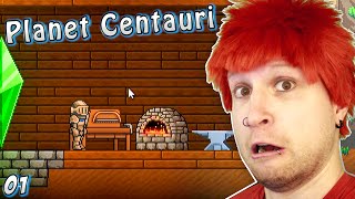 TERRARIA OTHERWORLD? ✪ Scythe Plays Planet Centauri (Terraria & Starbound) #01
