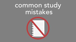 common study mistakes