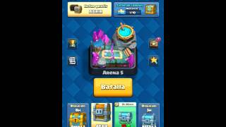 Abriendo cofre gigante, arena 5, Clash Royale - almadgata