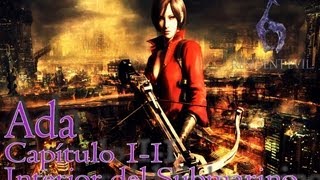 Resident Evil 6 - ADA - Capítulo 1-1 - Interior del submarino - Campaña - Español - PC - HD