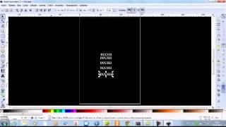 работа с текстом в программе Inkscape