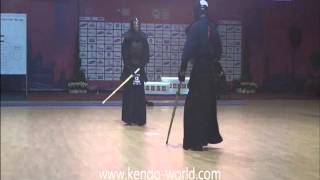 2013 Combat Games 1st Round 8th Dan Kendo Park vs Funatsu