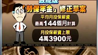 政院版定調 勞保年金月砍千元－民視新聞