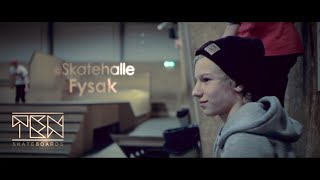 TEN Skateboards in Fysak Norway (Skatehall)