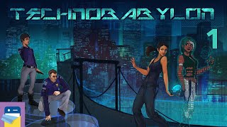 Technobabylon: iOS iPad Gameplay Walkthrough Part 1 (by Wadjet Eye Games)