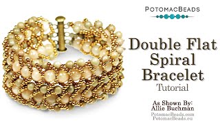 Make a Double Flat Spiral Bracelet