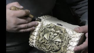 Новый стиль геометрии, геометрическая резьба по дереву