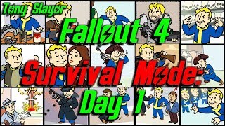 Fallout 4 // Level 1 // Survival Mode - Day 1