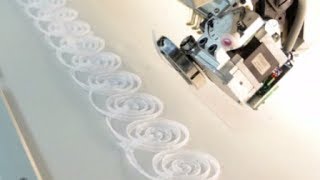 Пример вышивки лентой / Sample of ribbon's embroidery technhnique