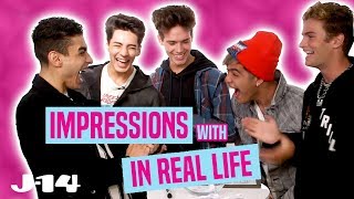 In Real Life Does Impressions of Ariana Grande, Selena Gomez, and More!