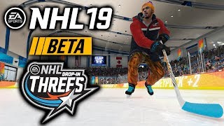 NHL 19 Drop-In THREES Gameplay | HAT-TRICK IN OUR FIRST GAME