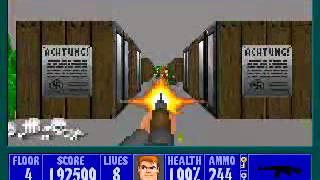I Play Wolfenstein 3d mods (Letzterschutz) Ep2 Lvl 4 boss