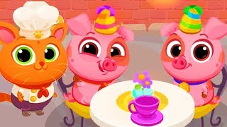 Ресторан Бубу Готовка от повара Bubbu КОТЕНОК БУББУ #2 игровой мультик видео для детей #ИГРУЛЯ
