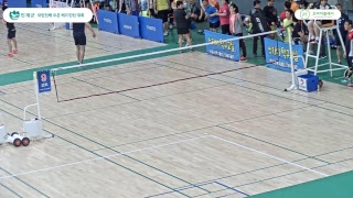 [제4회 인제내린천배드민턴대회]남복 45대D1 (해송) 김대묵/정연진 vs (정선클럽) 정일규/김동욱