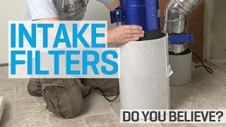 Ventilated Grow Rooms Need Air Intake Filters!