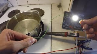 DIY Generator Pot, 9 TECs Test With 10W LED Chip
