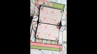 Pop up scrapbook/Pop up page №8/DIY pop up book/Tutorial video/Scrapbook Ideas/pop up album