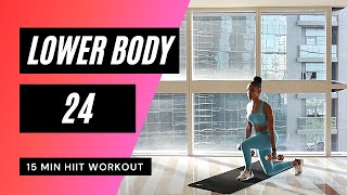 No. 47 | Legs and Booty HIIT Workout | Beginner and Low Impact Modifications included