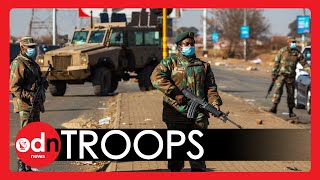 South African Military DEPLOYED as Police Force Overwhelmed by Riots and Looting