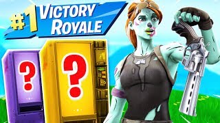 Can I Win using ONLY FREE VENDING MACHINES?  -  Fortnite Challenge