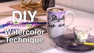 DIY Painted By Me Watercolor Technique