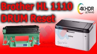 Brother hl 1110 | hl 1111  drum reset | konusanservis | Bölüm.  514.  4K