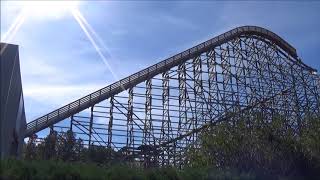Kings Dominion - New for 2018 - Twisted Timbers construction update 10-21-2017
