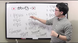 「かわいそう」불쌍하다よりよく使う言い方とは