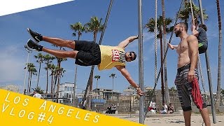 Ich versuche die Human Flag - Unterwegs am Venice Beach