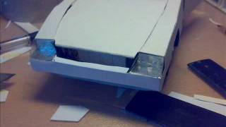 бумажная модель кабриолета (cabrio paper model)