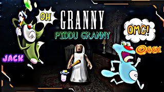 Piddu Granny vs oggy and jack [Oggy hindi Voice]