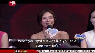 Des Bishop off the cuff on Chinese dating show