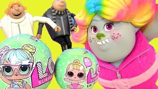 #LOL Baby Dolls Series 2 Видео для Детей Trolls Гадкий Я 3 Kinder Игрушки ЛОЛ #Мультик #Пупсик