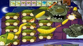 Plants vs Zombies Hack 100% 712 Cob Cannon vs Dr. Zomboss