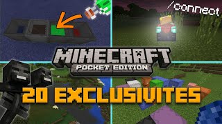 Minecraft Bedrock : 20 exclusivités à connaître 2017