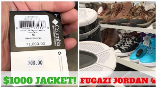 I TRIED ON A $1000 JACKET! & FUGAZI JORDAN 4S LOL