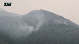 LIVE: Greece continues battling massive wildfires (PART 2)