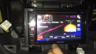 Установка магнитолы 2din на kia rio 2 2011