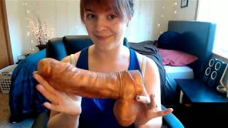 Toy Review - HUGE Latin Lover Dildo, courtesy of Mr. Hankey's Toys