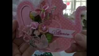 Wonderful Swap from JanetCoulter-Tea Party Shadow box ^0^