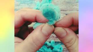 Как сделать помпоны из Alize Puffy