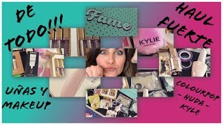 ? MEGA HAUL ONCE - ? UÑAS Y MAKEUP -2018 - ?? COLOURPOP , HUDA BEAUTY, LAMPARA LED