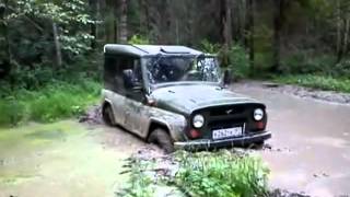 УАЗ на цепях сота