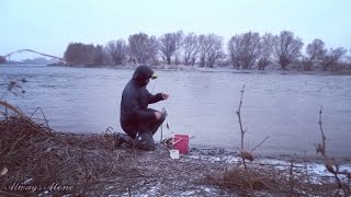 Зимняя рыбалка на открытой воде. Ловля на донку (закидушку). Щука, густера.